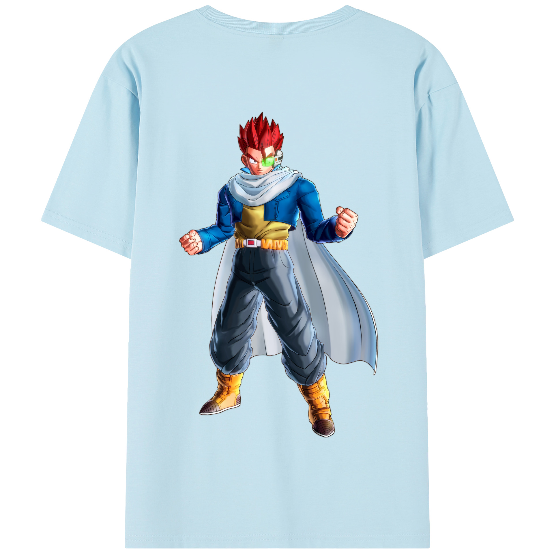 （画像用） ドラゴンボール 孫 悟飯（そんごはん）DRAGON BALL Son Gohan 綿100％半袖Tシャツ（背面プリント）